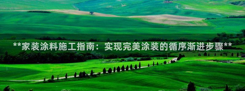 和记注册有什么送的：**家装涂料施工指南：实现完美涂装的循序渐进步骤**
