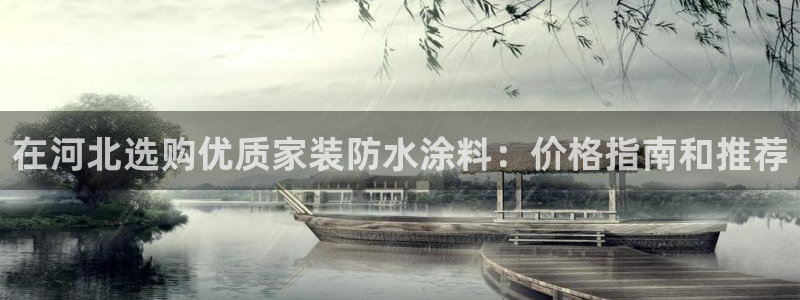 和记官方直营注册：在河北选购优质家装防水涂料：价格指南和推荐