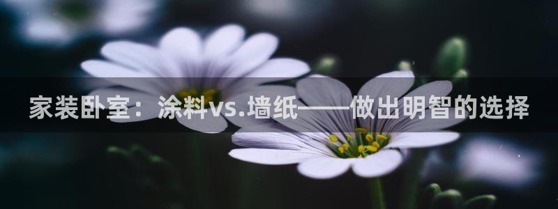 和记 官网：家装卧室：涂料vs.墙纸——做出明智的选择