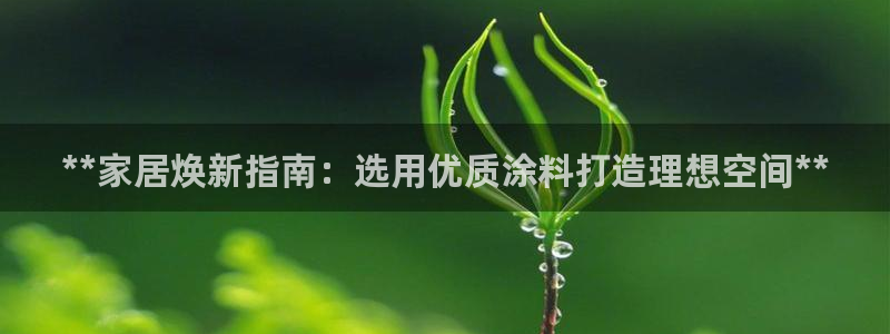 和记官方网址：**家居焕新指南：选用优质涂料打造理想空间**