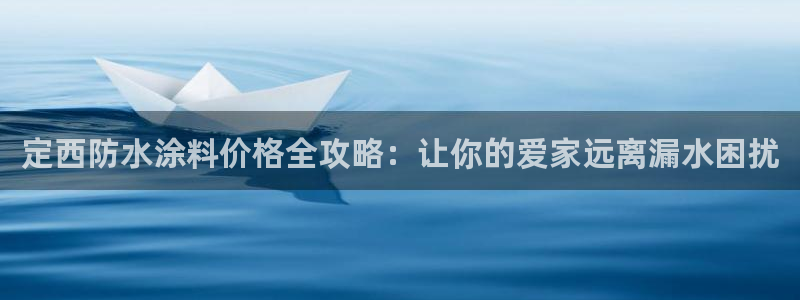 和记官方直营注册：定西防水涂料价格全攻略：让你的爱家远离漏水困扰