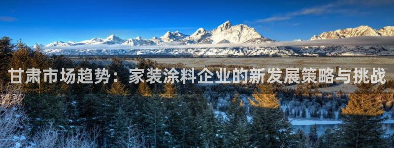 和记官网首页：甘肃市场趋势：家装涂料企业的新发展策略与挑战
