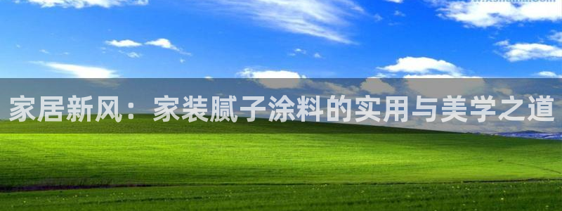 和记AG旗舰：家居新风：家装腻子涂料的实用与美学之道