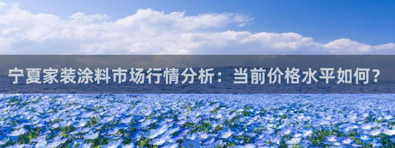 上海和记餐饮有限公司：宁夏家装涂料市场行情分析：当前价格水平如何？