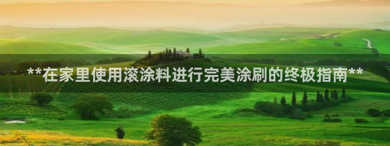 和记ag旗舰厅app：**在家里使用滚涂料进行完美涂刷的终极指南**